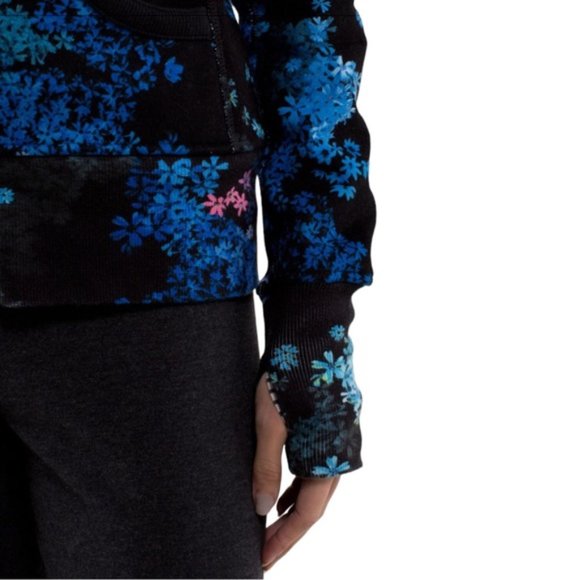 Lululemon Scuba Hoodie *Stretch US 4 Petal Pop Multi / Fresh Teal Lined - Picture 3 of 16